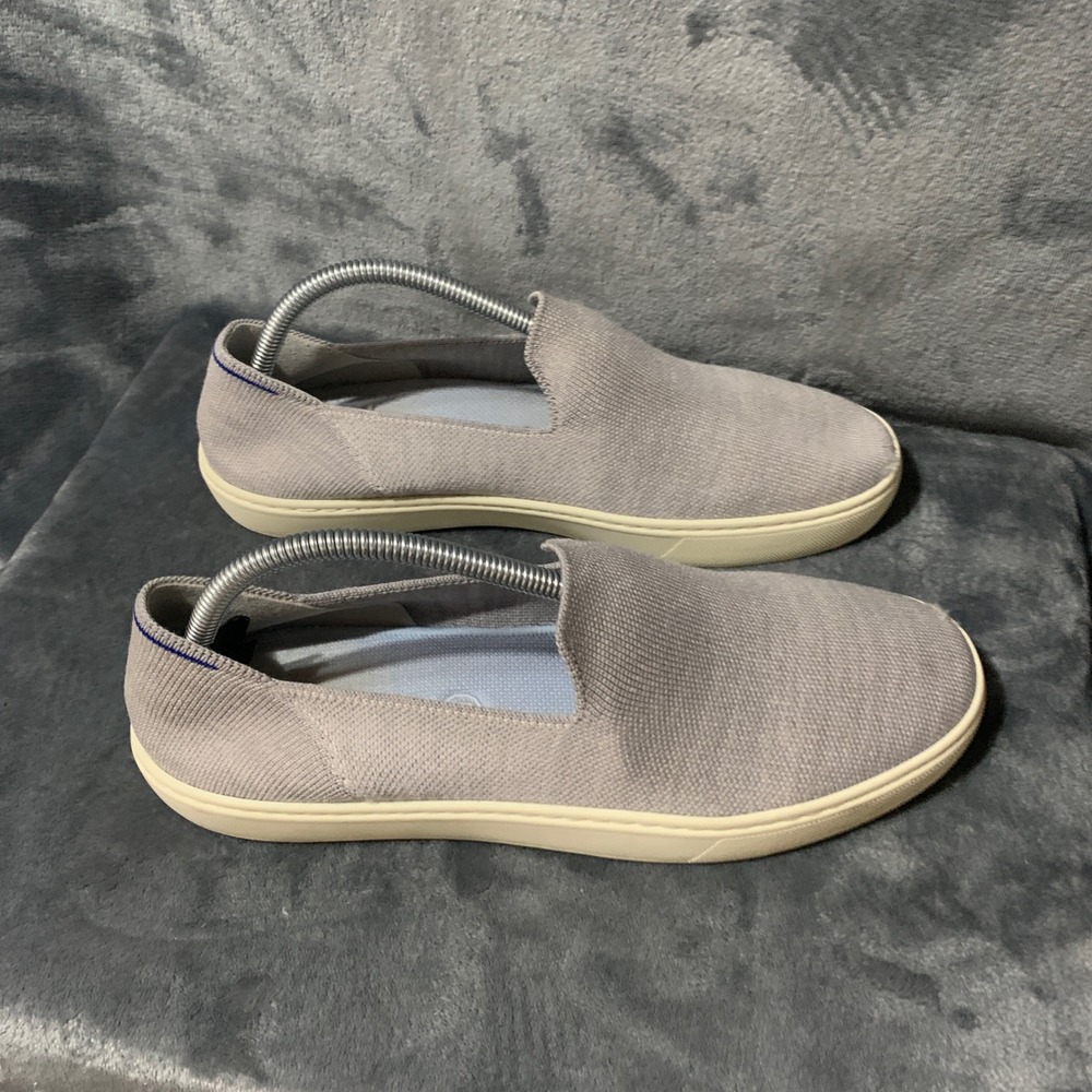 Rothy's The Sneaker Women 10 Slip On Grey Knit Sustainable Comfort - Picture 7 of 16